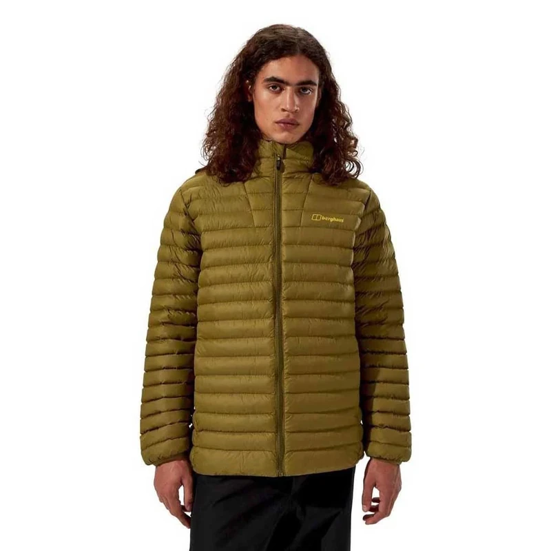 Berghaus Men's Vaskye Synthetic Insulated Jacket | Extra Warm | Durable Coat | Lightweight Design | Puffer Jacket, Oak Moss, L