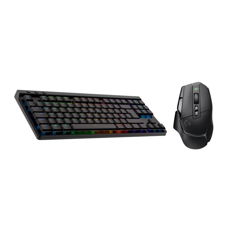 Logitech G G502 X LIGHTSPEED Wireless Gaming Mouse - Optical mouse with LIGHTFORCE hybrid and Logitech G G515 LIGHTSPEED TKL Low Profile Wireless Gaming Keyboard, QWERTY UK English Layout - Black