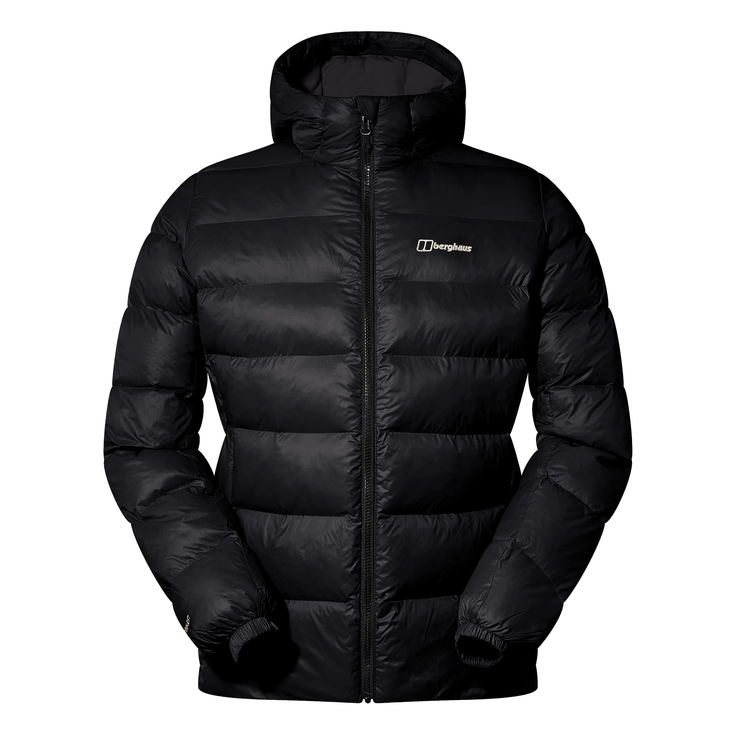 Berghaus Men's Ewden Insulated Extra Warmth Big Baffle Winter Padded Jacket | Hydroloft Insulation | Adjustable, Black/Black, XS
