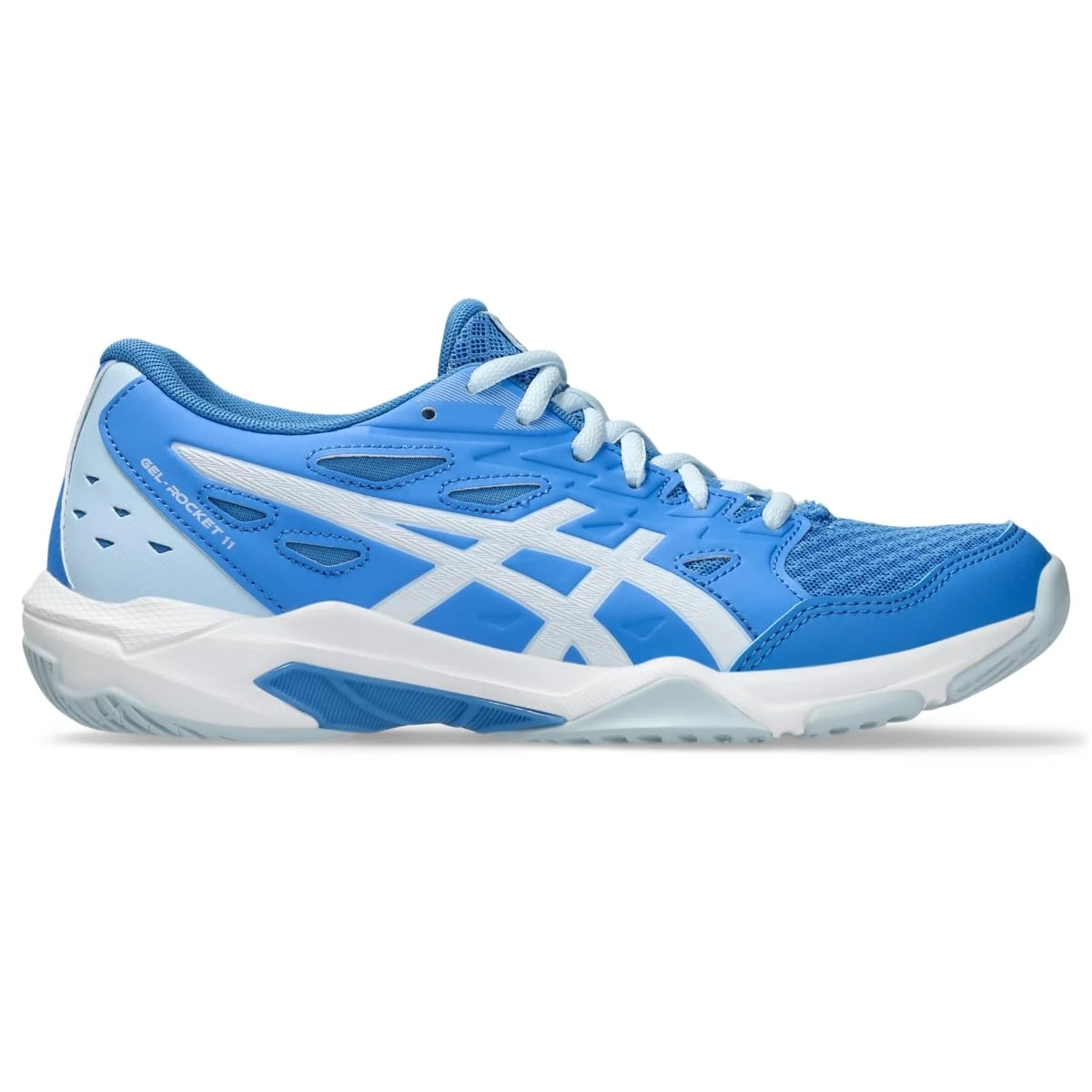 ASICS Women's Gel-Rocket 11 Volleyball Shoes, Blue Coast/White, 7 UK