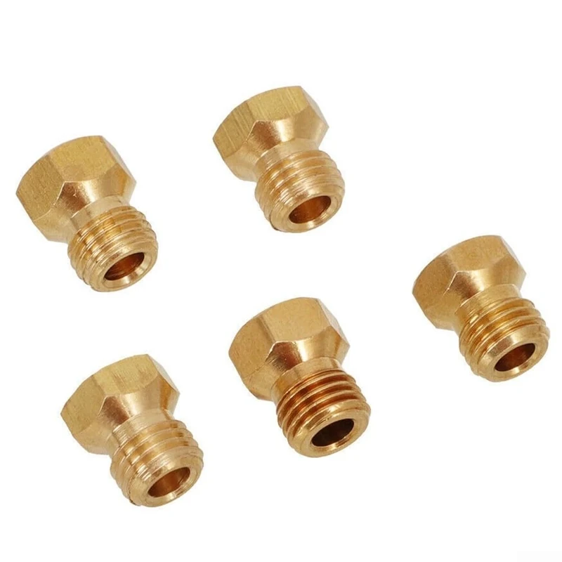 Natural Gas Jet Set, Burner Hob for LPG Conversion Kit Injector Nozzle Conversion Set Compatible with 5-burner Cooktopsfor Natural Gas G20 20mbar G25