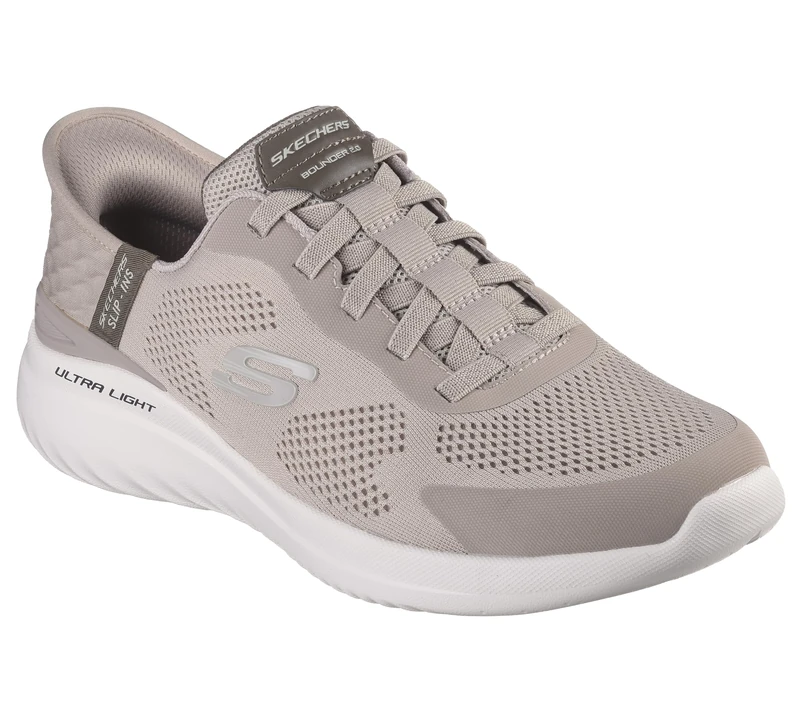 Skechers Men's Bounder 2.0 Emerged Trainers, Gray, 8 UK