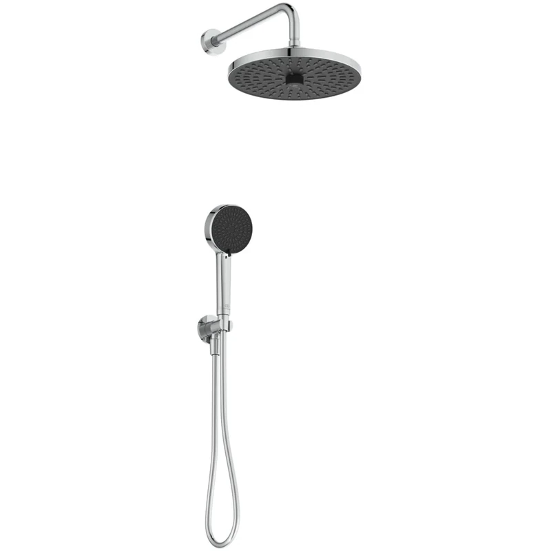 Ideal Standard - Idealrain ALU+, Minikit Shower Accessories, Round Shower Set, Chrome
