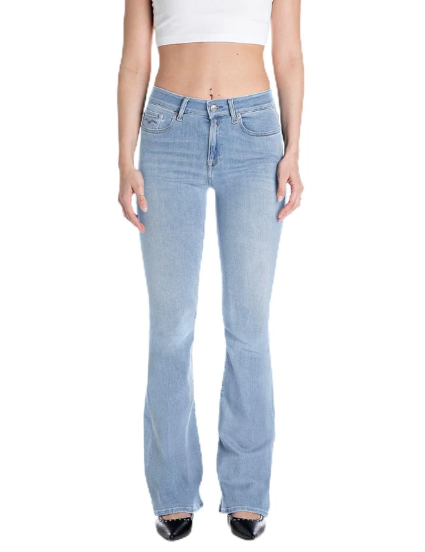 Replay Women's Joella Jeans, 010 Light Blue, 23W x 32L