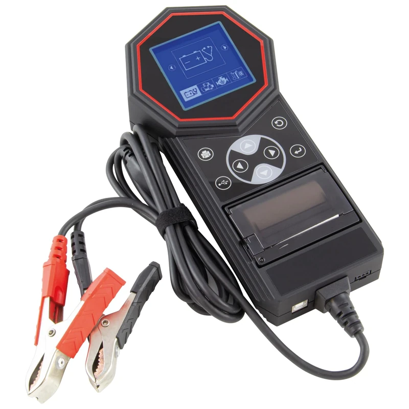 SIP T11 Car Battery Tester & System Analyzer, 12V/24V Starter & Alternator Tester, LCD Screen