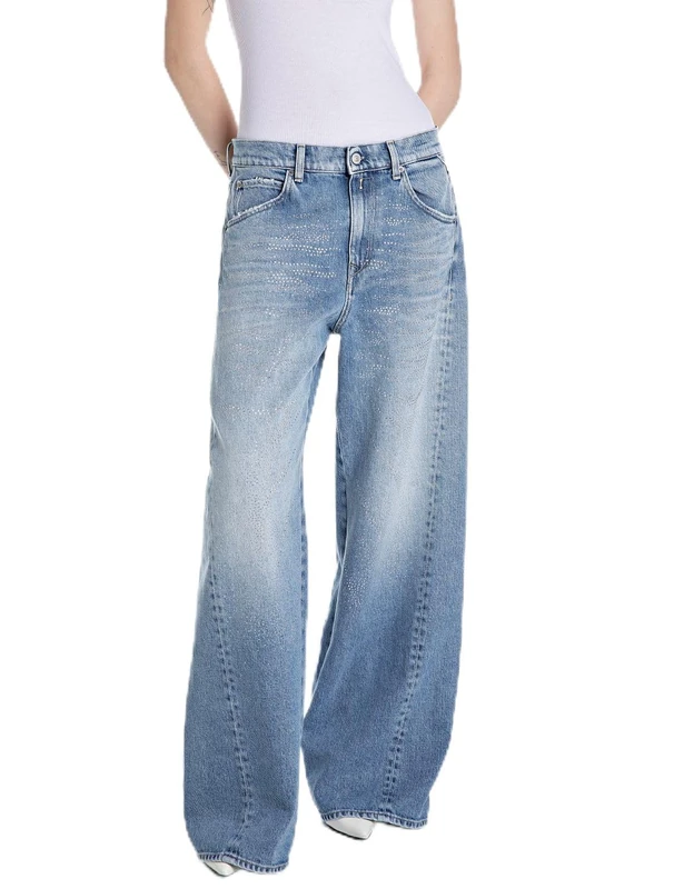 Replay Women's Narja Jeans, 009 Medium Blue, 31W x 32L