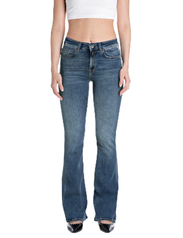 Replay Women's Joella Jeans, 009 Medium Blue, 29W x 30L