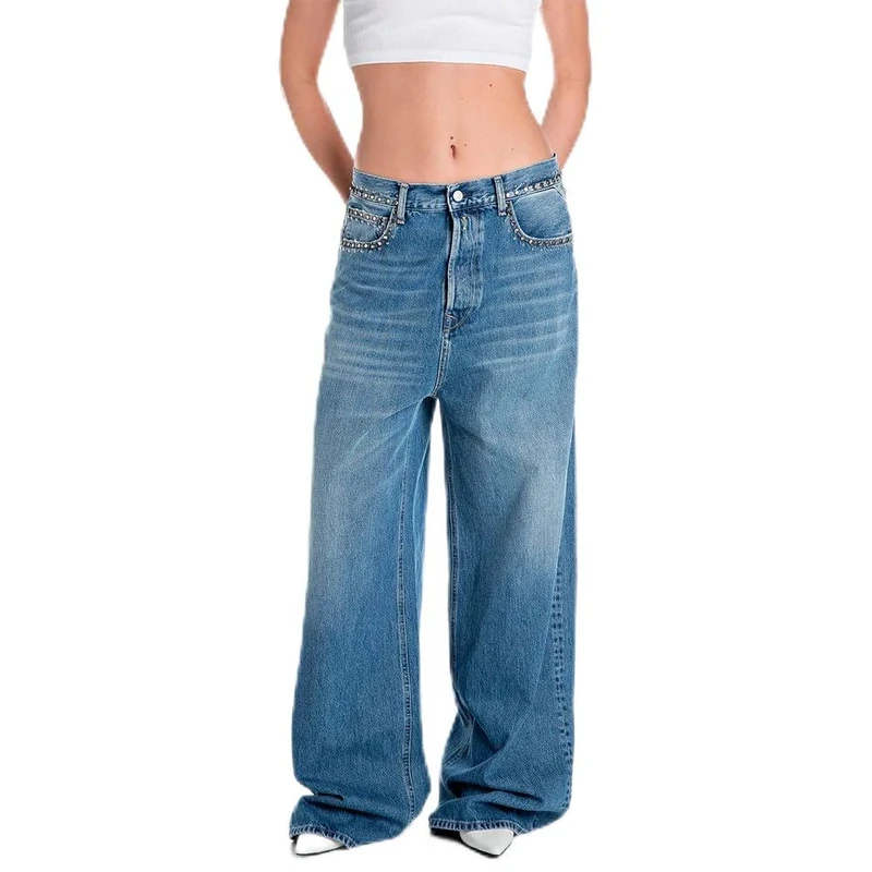 Replay Women's Margott Jeans, 009 Medium Blue, 31W x 30L