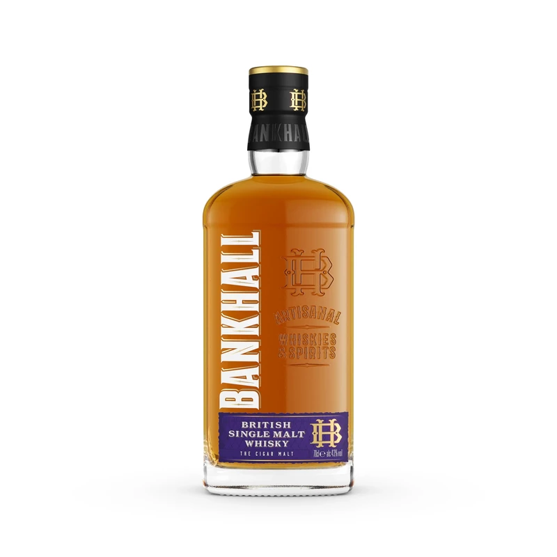 Bankhall Cigar Malt Whisky 70cl | Global Award Winning| 43% | 100% Virgin American Oak casks| Flavours of cloves, cinnamon, spicy wood tannins & caramel