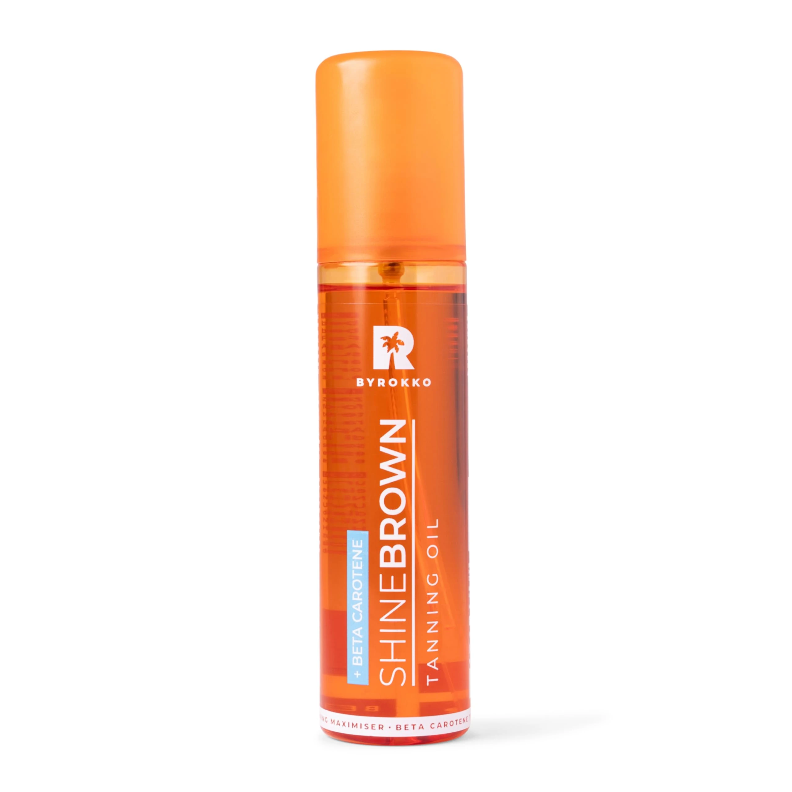 BYROKKO Shine Brown Beta Carotene Tanning Accelerator, Carroten Tanning Gel Effective in Sunbeds & Outdoor Sun, Natural Tan-boosting Sunbed Cream, 200 ml (Beta Carotene Oil 150 ml (Pack of 1))
