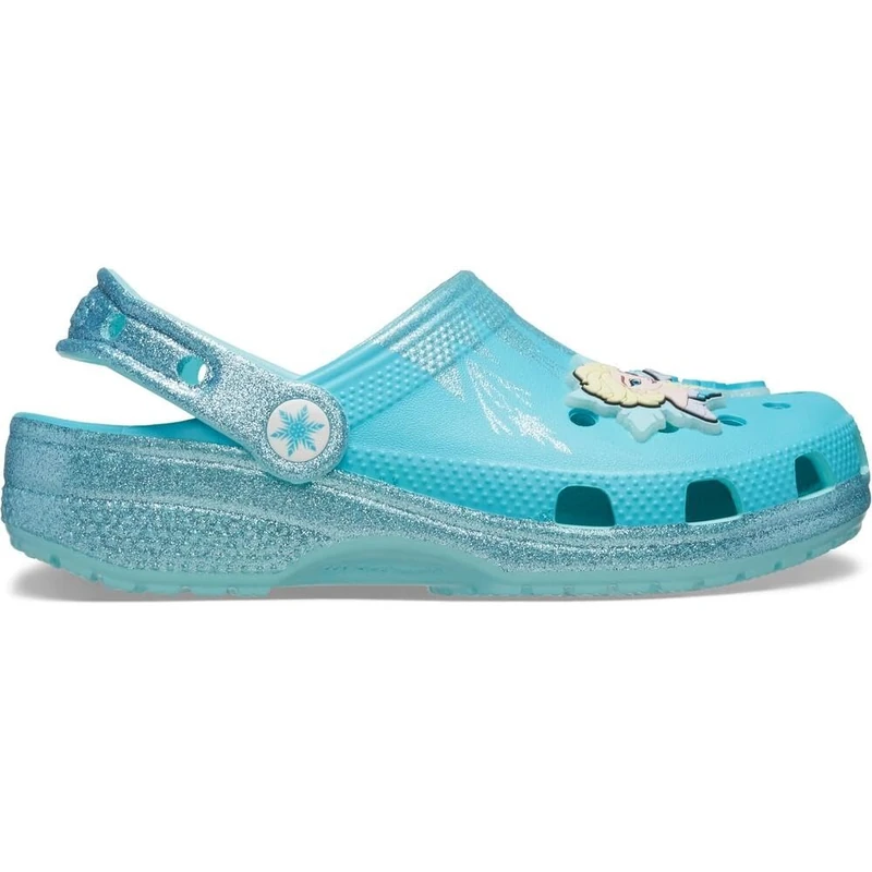 Crocs Unisex Child Clog, Frozen Elsa Classic Clog K, Multi, 3 UK Child