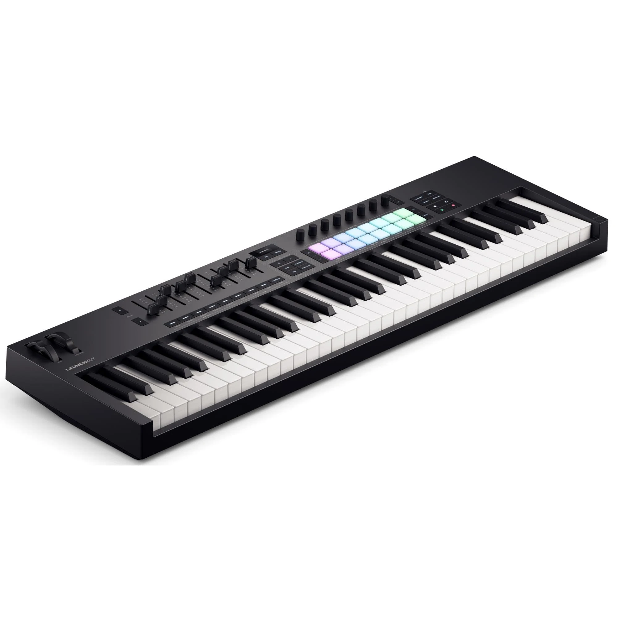 Novation Launchkey 61 [MK4] – 61 key Semi-Weighted, USB, MIDI Keyboard Controller with DAW Integration. Chord & Scale Modes, 8 Drum Pads, & Arpeggiator — Includes Software Bundle for Music Production