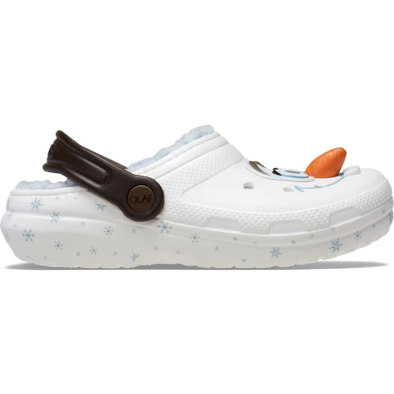 Crocs Unisex Child Clog, Frozen Olaf Lined Classic Clog T, Multi, 10 UK Child