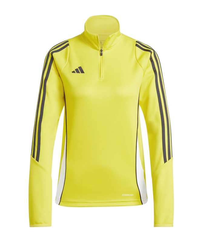 adidas Women's Tiro24 Training Top Sweatshirt, team yellow/white, XXS