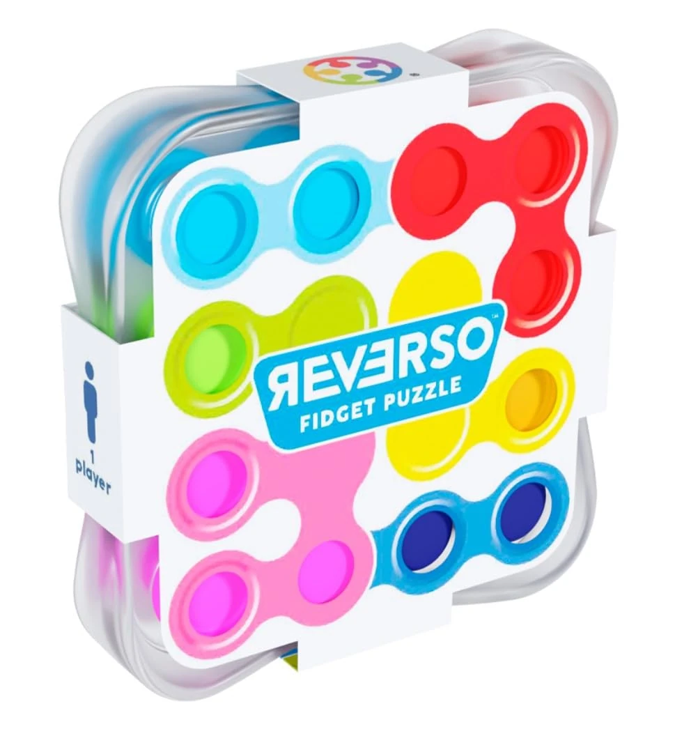 SmartGames - Reverso, 2-Sided Fidget Brain Teaser Puzzle Game for 1 Player (Ages 6+)