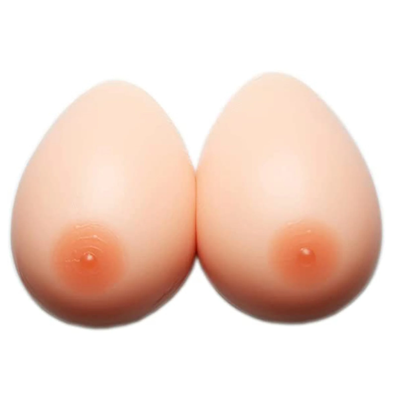 OSEMISS Nude,1200g/Pair(DD Cup), Self Adhesive Silicone Breast Forms 1 Pair Soft Fake Boobs For Crossdresser Transgender Mastectomy Prosthesis Fake Breast Enhancer