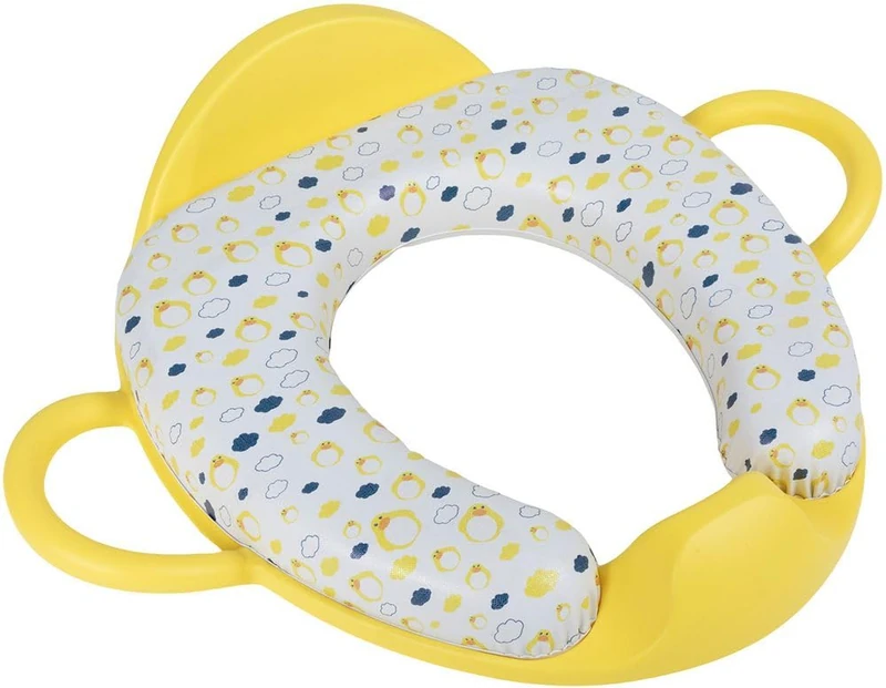 TataWay in viaggio si cresce 12615 RIDUTTORE MORBIDO WC CON MANICI Giallo Toilet Reducer, Yellow