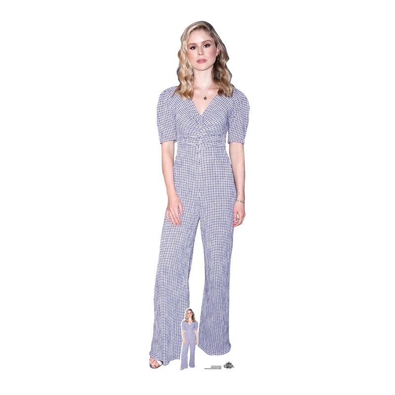 Star Cutouts CS1143 Erin Moriarty Lifesize Cardboard Cutout with Mini – TV Star Display, Party Decoration & Fan Gift - Image 1