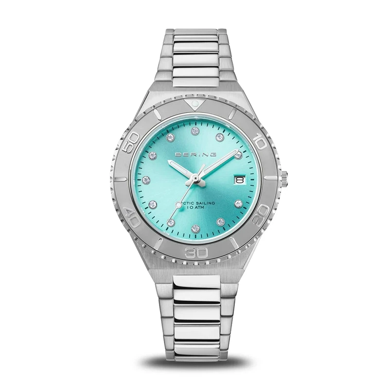 BERING Women Analog Quartz Watch with Stainless Steel Strap 18936-707