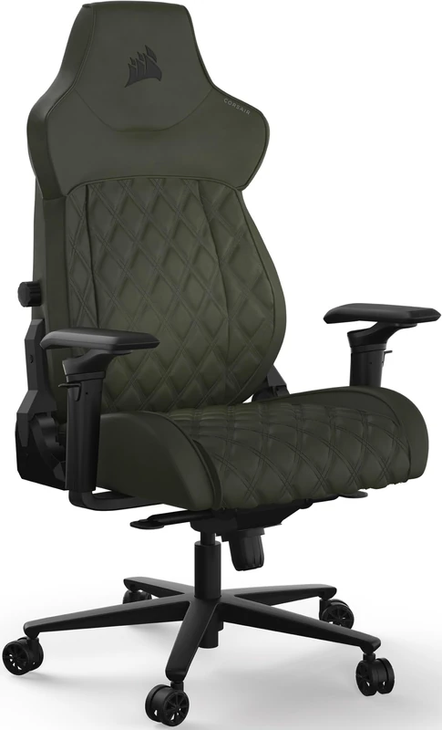 Corsair TC500 LUXE Gaming Chair – Premium Breathable Fabric – Wide Seat – Five-Way Adjustable Armrests – Adjustable Built-In Lumbar Support – 90-160 Degree Recline – Sherwood