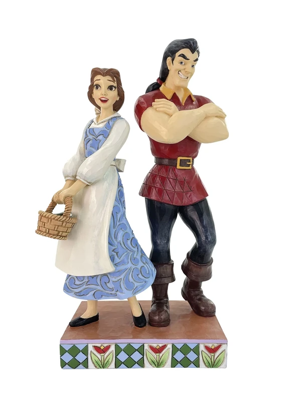 Disney Traditions Belle and Gaston Figurine