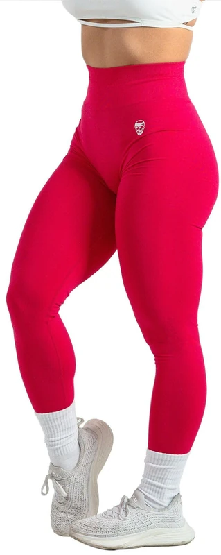 Gymreapers Infinity Seamless Workout Leggings for Women High Waist Seamless Gym Clothes for Exercise Running Active Yoga Pants, Miami Pink, S
