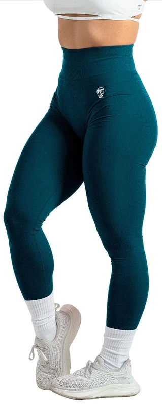 Gymreapers Infinity Seamless Workout Leggings for Women High Waist Seamless Leggings for Exercise Running Active Yoga Pants, Emerald, S - Image 1