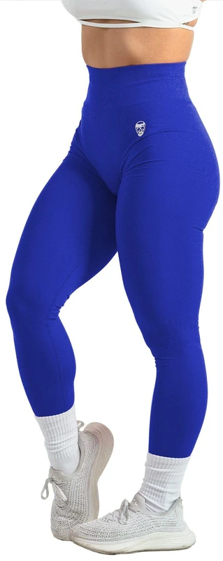 Gymreapers Infinity Seamless Workout Leggings for Women High Waist Seamless Gym Clothes for Exercise Running Active Yoga Pants, Electric Blue, Large