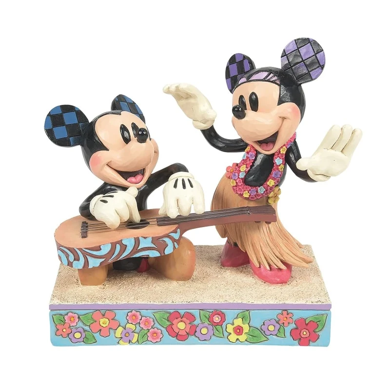 Disney Traditions Mickey And Minnie Hawaii Figurine