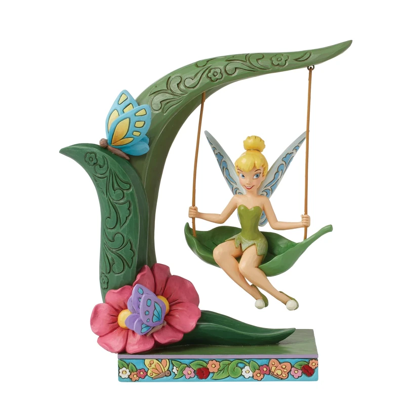 Disney Traditions Tink Spring Swing Figurine, height 22cm