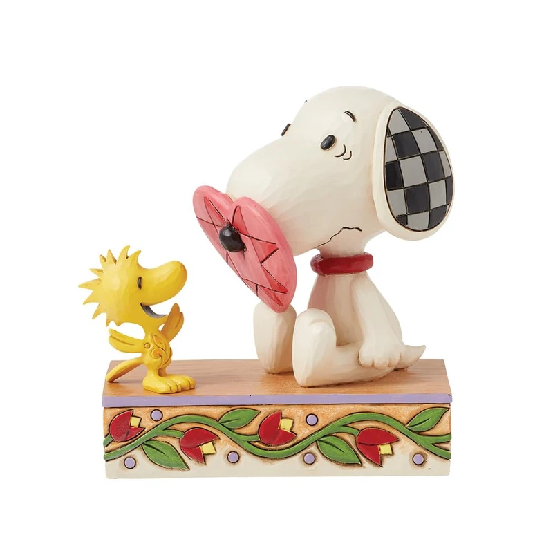 Enesco Peanuts by Jim Shore Snoopy Heart Nose Figurine