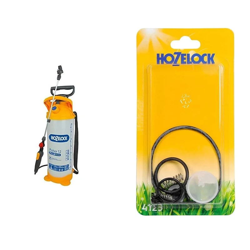HOZELOCK - Pressure Sprayer Pulsar Plus 12L : Ideal for Large Gardens, Combines Practicality & Service Kit Pression Sprayer Standard : Spares Kit, Suitable for 5, 7 And 10 Litre Sprayers