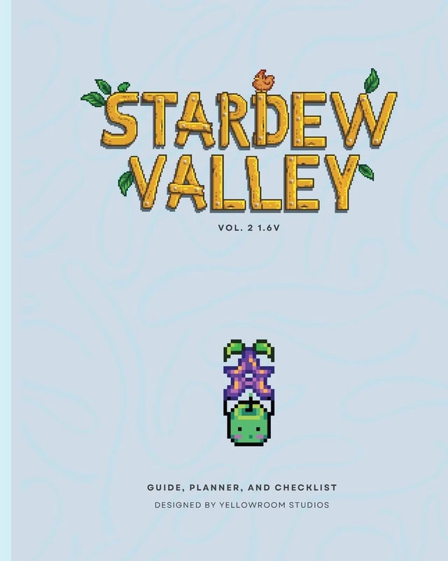 1.6v Stardew Valley Gaming Guide, Planner, and Checklist: Softcover Edition - Image 1