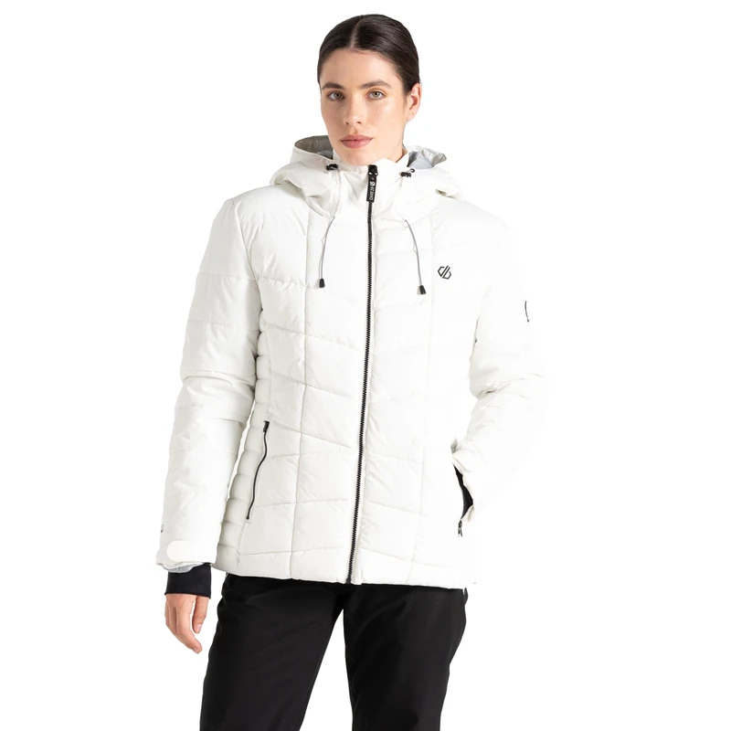 Dare 2b Womens/Ladies Blindside Ski Jacket (18 UK) (Blanc De Blanc)