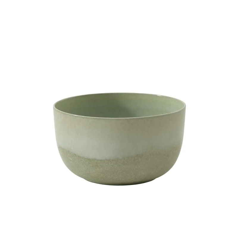 Villeroy & Boch – Perlemor Alga Serving Bowl 23 cm Ø, Large Premium Porcelain Bowl, Dishwasher-Safe, Microwave-Safe, Green