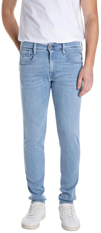 Replay Men's M914y Jeans, 010 Light Blue, 33 W/30 L