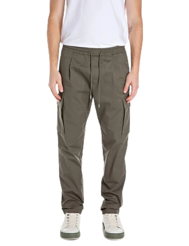 Replay Men's Trousers, 810 Pistachio, 32 W/30 L