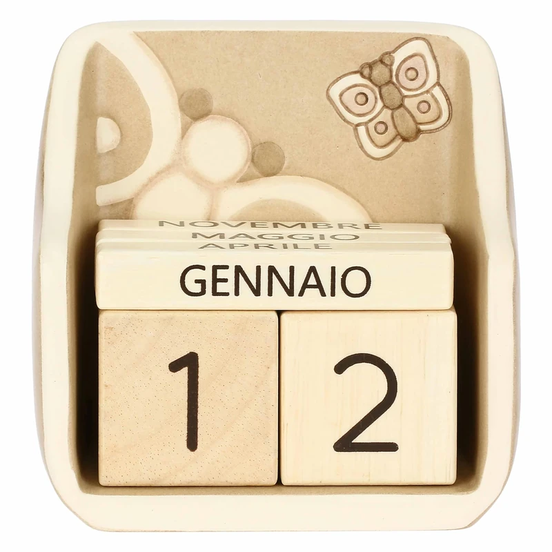THUN Iconic Elegance Ceramic Desk Calendar