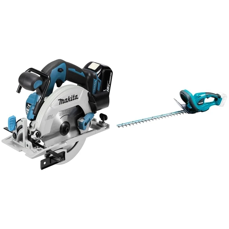 Makita DHS680Z 18V Li-Ion LXT 165mm Brushless Circular Saw - Batteries and Charger Not Included & DUH523Z 18V Li-Ion LXT 52cm Hedge Trimmer - Batteries and Charger Not Included