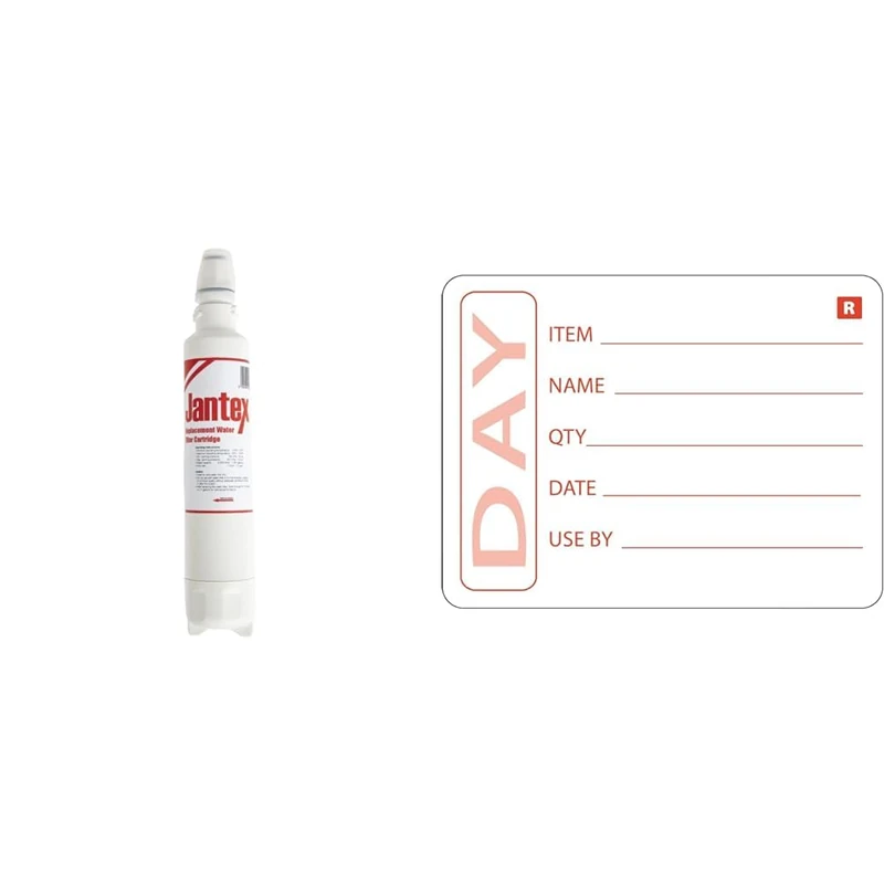 Jantex Water Filter Cartridge for Buffalo Water Boiler (CN534) | AG635 & Vogue Removable Self Adhesive Prepped Food Container Labels 49(H) x 65(W) mm | Pack of 500 | E148 - Image 1