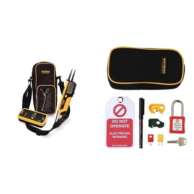 Martindale VT28PD-S Voltage Tester & Proving Unit Kit & LOKKIT2PLUS Domestic Installer Lock Out Kit