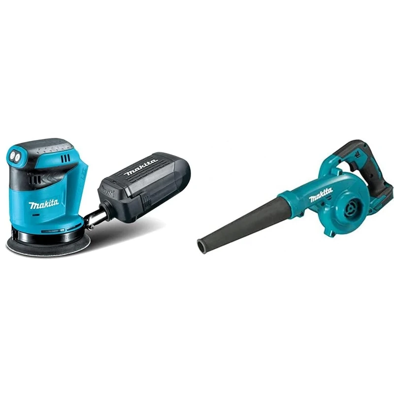 Makita DBO180Z 18V Li-Ion LXT Sander - Batteries and Charger Not Included & DUB185Z 18V Li-ion LXT Blower - Batteries and Charger Not Included