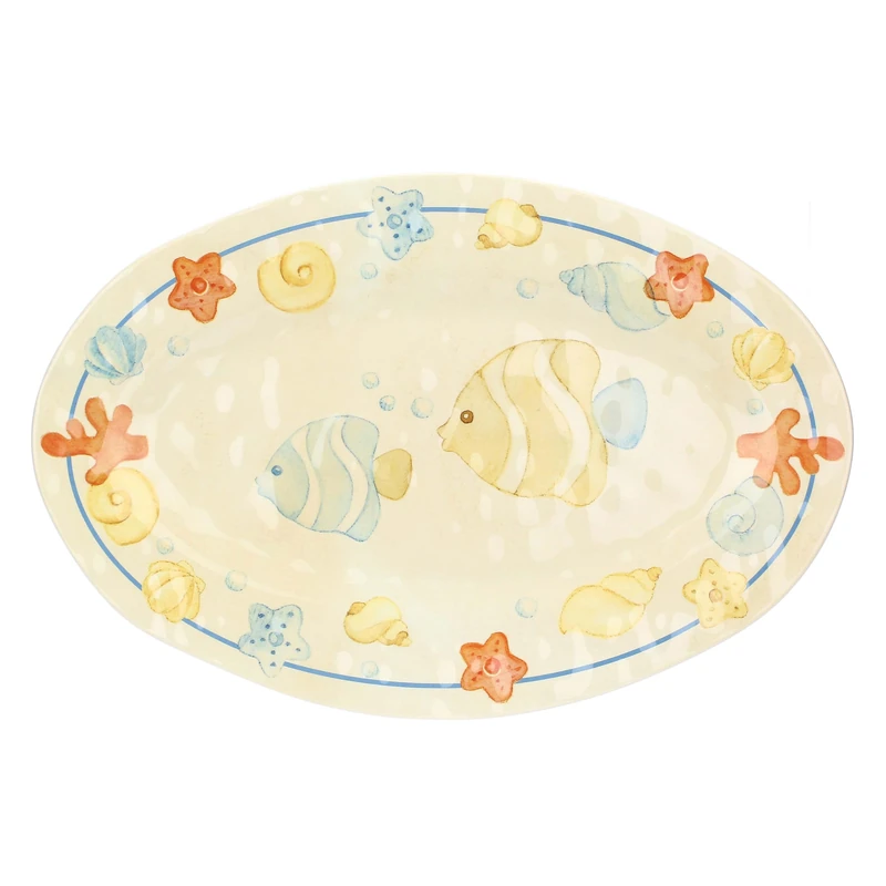 THUN Mare da Amare Oval Melamine Tray