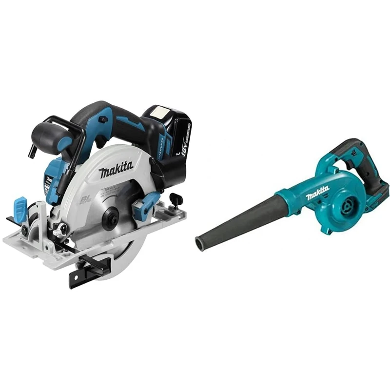 Makita DHS680Z 18V Li-Ion LXT 165mm Brushless Circular Saw - Batteries and Charger Not Included & DUB185Z 18V Li-ion LXT Blower - Batteries and Charger Not Included