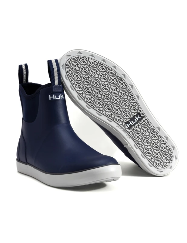 HUK Men's Rogue Wave Shoe, High-Performance Fishing & Deck Boot Rain, Naval Academy, 9