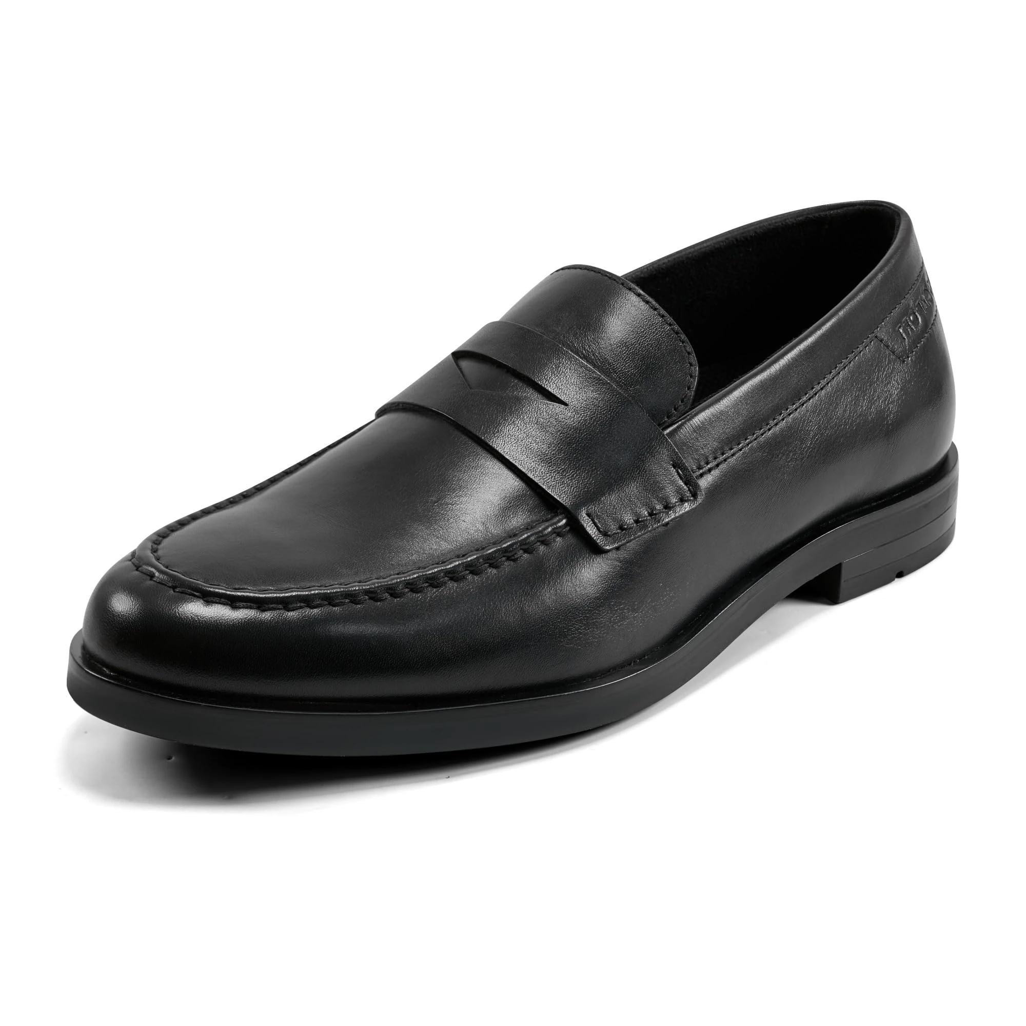 Rockport Men's Sutton Penny Loafer, Black Leather, 8 UK