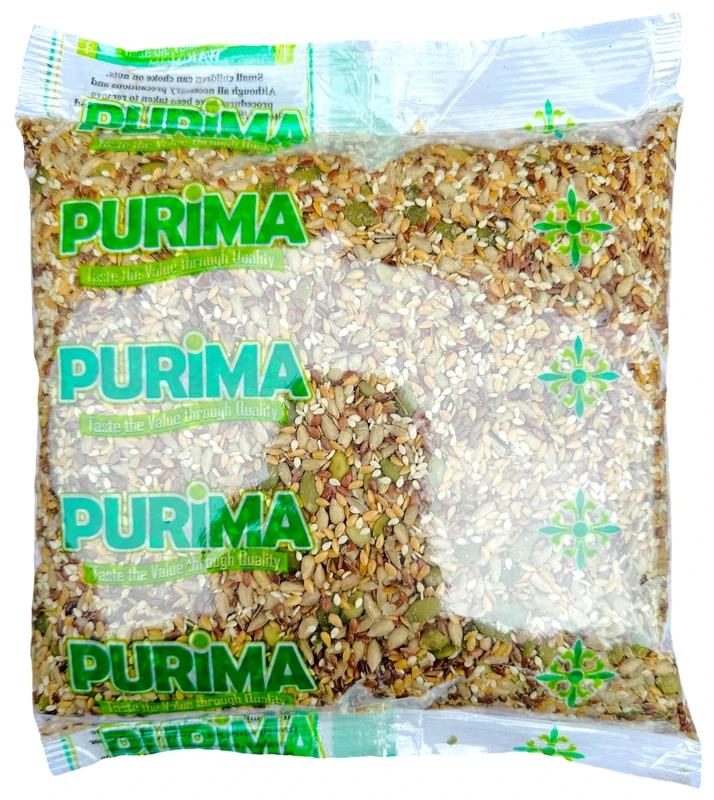 Mixed Seeds 3kg – Omega Seed Mix Fresh Blend of 5 Seeds Pumpkin Sunflower Golden Linseed Brown Flaxseed Sesame Raw Natural Bulk for Humans Eating Breakfast Cereals Porridge Bread Making Baking