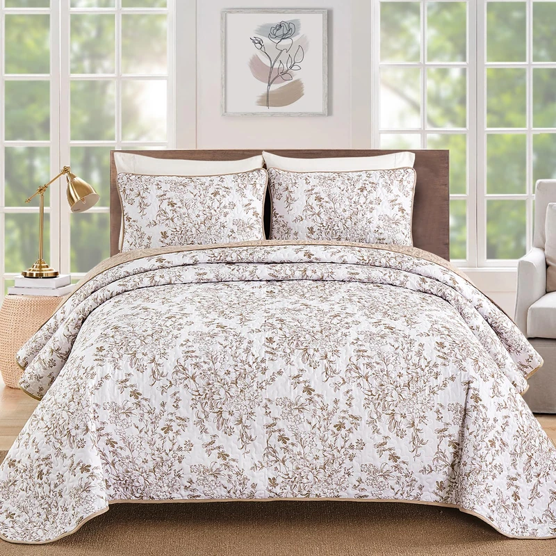 WONGS BEDDING Quilt Set Cal King Size