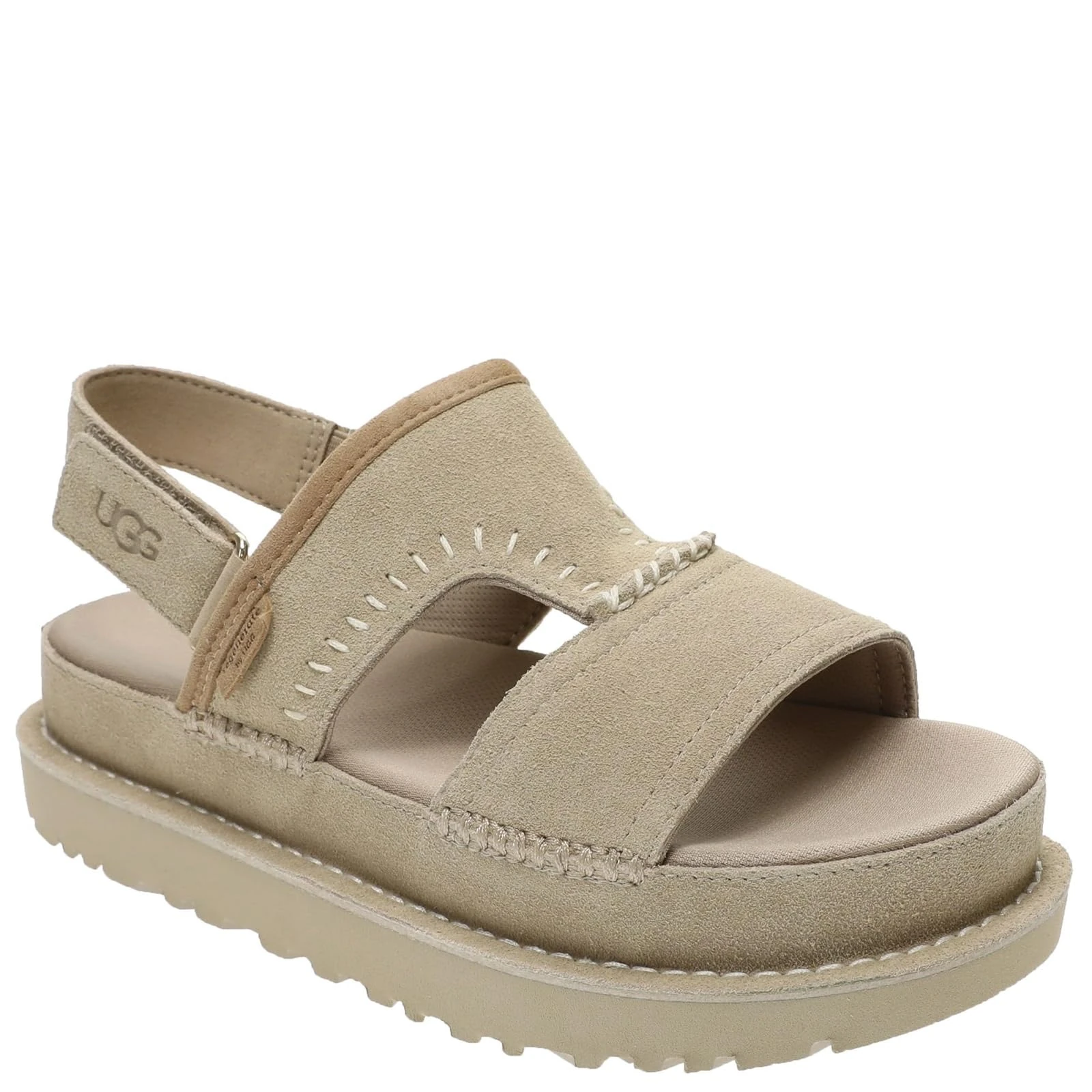 UGG Women's Goldenstar Regenerate Sandal, Sand, 5.5 UK