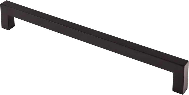 khtumeware 1 Pack 18 Inch Appliance Pull Matte Black Kitchen Square Cabinet Handles Solid Heavy Drawer Pulls Kitchen Cabinet Hardware Kitchen Handle
